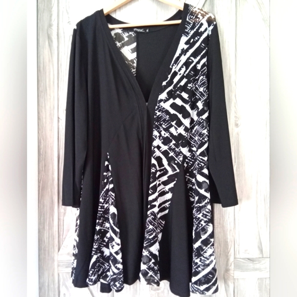 New Papa Black Mesh Open Duster XL - Picture 11 of 11